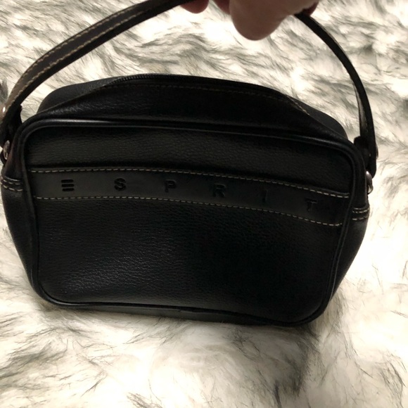 Esprit Black Leather Handbag - Picture 2 of 7